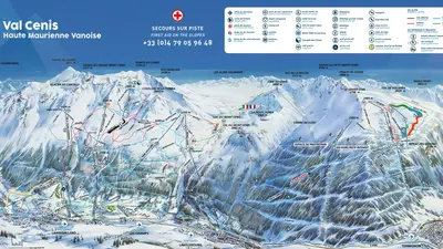 Pistenplan Val Cenis