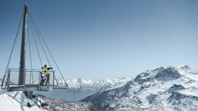 Aussichtsplattform im Val Cenis