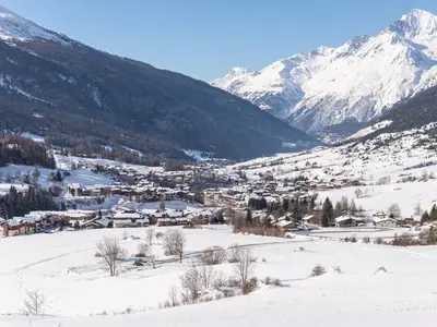 Blick auf das Dorf Lanslevillard Val Cenis © Val Cenis / Ariane Fornia