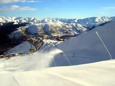 Blick ins Skigebiet Saint Lary Soulan © Akteas / Saint Lary Soulan