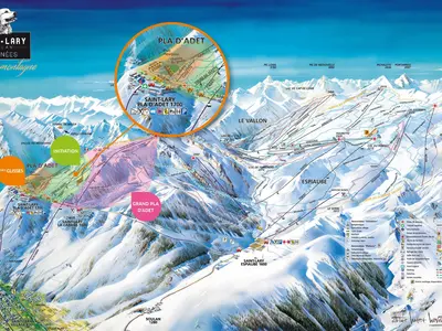 Pistenplan Saint Lary Soulan