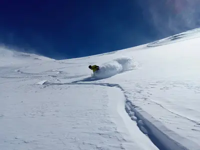 Off-Piste-Fahrer in Peyragudes © Station de Peyragudes