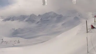 Panorama vom Skigebiet Peyragudes