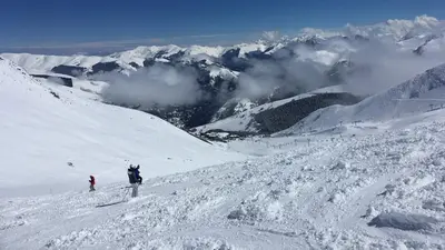Skifahrer in Peyragudes