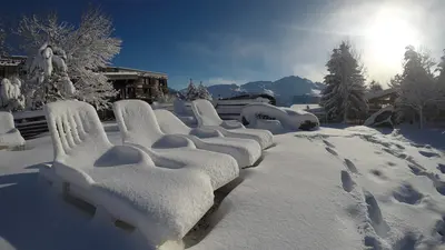 Neuschnee in Les Karellis