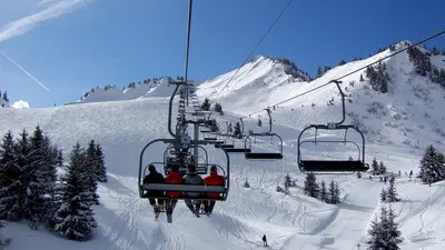 Sessellift Pierres Rouges in Praz de Lys Sommand