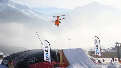 Big Air Jump in Aussois