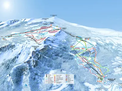 Pistenplan Montclar