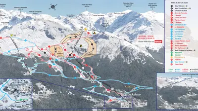 Pistenplan Sainte Foy Tarentaise