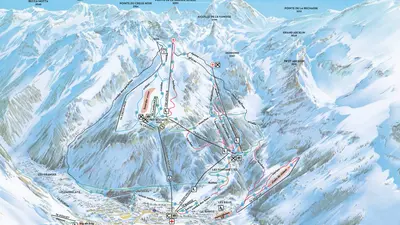 Pistenplan Pralognan-la-Vanoise