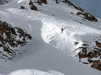 Freeriden in Bonneval sur Arc © Stanislav Denisenko