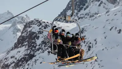 Lift im Skigebiet Bonneval sur Arc