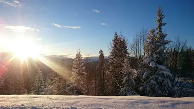 Ausblick vom Skigebiet Aillons-Margériaz
