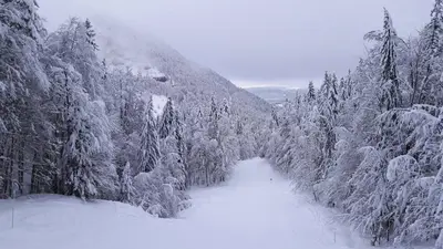 Viel Schnee im Skigebiet Métabief