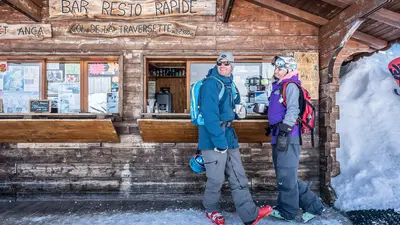 Urige Skihütte in La Rosière