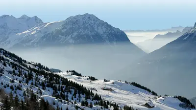 Panoramaausblick in Vaujany