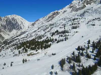 Blick auf das Skigebiet Vaujany © Office du tourisme Vaujany