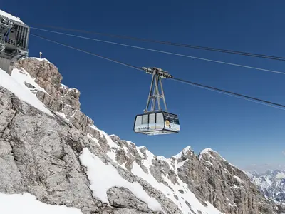 Gipfel-Gletscherbahn © Zugspitze
