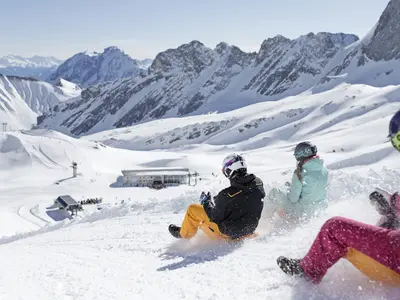 Rodelspaß an der Zugspitze © Zugspitze