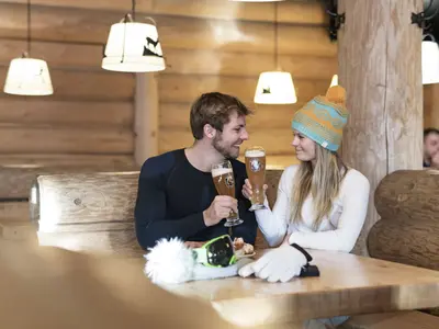 Pause in der Hütte ©  Zugspitze