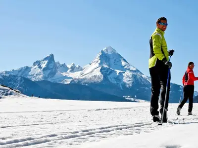 Das Berchtesgadener Land bietet 100 Kilometer gespurte Loipen © Berchtesgadener Land Tourismus GmbH