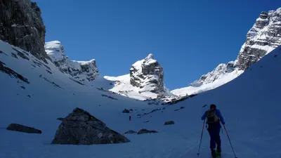 Skitour am Watzmannkar
