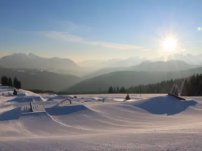Snowpark auf der Steinplatte © Bergbahnen Steinplatte