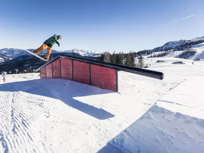 Snowpark Steinplatte © Bergbahnen Steinplatte