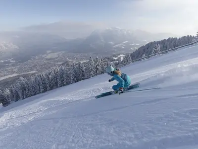 Abfahrt im Skigebiet Garmisch Classic © Zugspitze