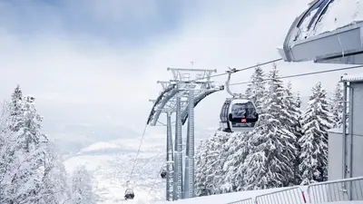 Die Hausbergbahn im Winter