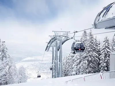 Die Hausbergbahn im Winter © zugspitze.de