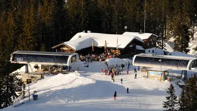Blick ins Skigebiet Spitzingsee-Tegernsee