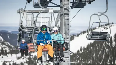 Sessellift im Skigebiet Spitzingsee-Tegernsee