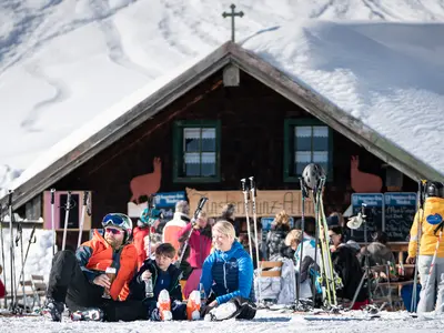 Urige Hütten am Brauneck © Brauneck-Bergbahn / Dietmar Denger