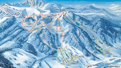 Pistenplan Skigebiet Brauneck