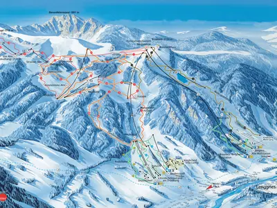 Pistenplan Brauneck - Lenggries