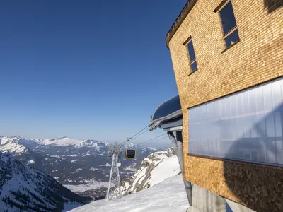 Bergstation der neuen Nebelhornbahn © Oberstdorf Kleinwalsertal Bergbahnen