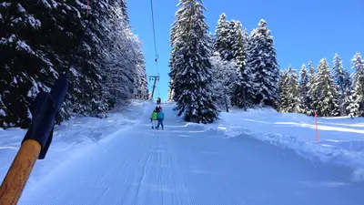 Schlepplift im Skigebiet Balderschwang
