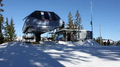 Bergstation des Sessellifts in Balderschwang