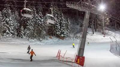 Nachtskifahren am Arberg