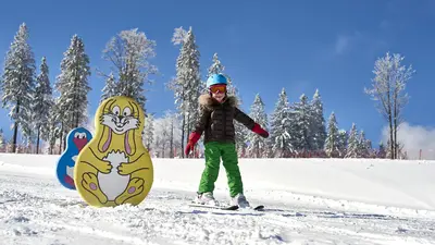 Skifahren lernen im Arbär Kinderlad