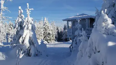 Tiefschneelandschaft am Geisskopf