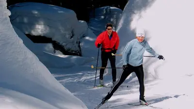 Skatingläufer am Ochsenkopf