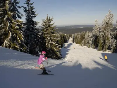 Kind auf einer Piste am Ochsenkopf © Tourismus & Marketing GbmH Ochsenkopf