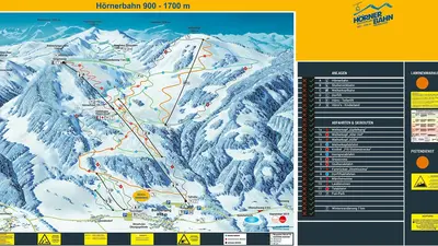 Pistenplan Bolsterlang Hörnerbahn