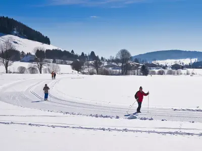 Langläufer im Bernauer Hochtal © Michael Arndt/Tourist-Information Bernau