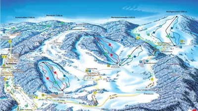 Pistenplan Todtmoos
