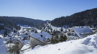Winter in Todtmoos - Blick auf Todtmoos