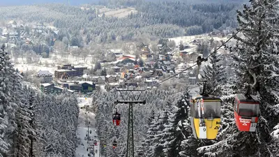 Bocksberg Seilbahn mit Gondeln