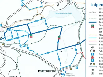 Pistenplan Skiwelt Schöneck